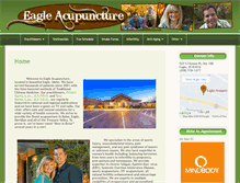 Tablet Screenshot of eagleacupuncture.com